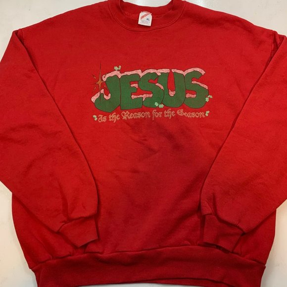 Other - Vintage Christmas Jesus is the Reason crewneck